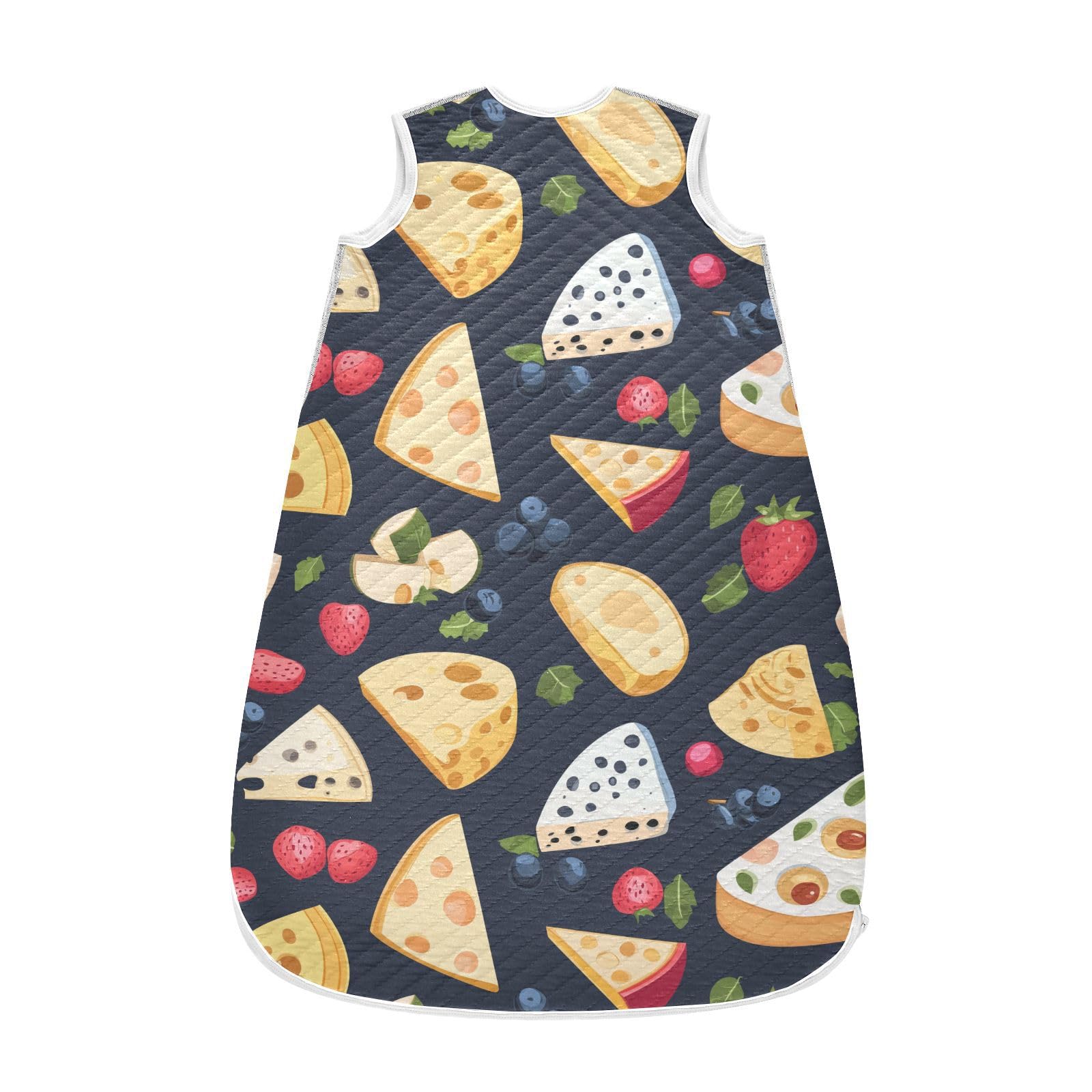 vvfelixl Color Cheese Baby Sleeping Bag Sleep Sack,Baby Wearable Blanket Sleep Suit for 0-6 Months