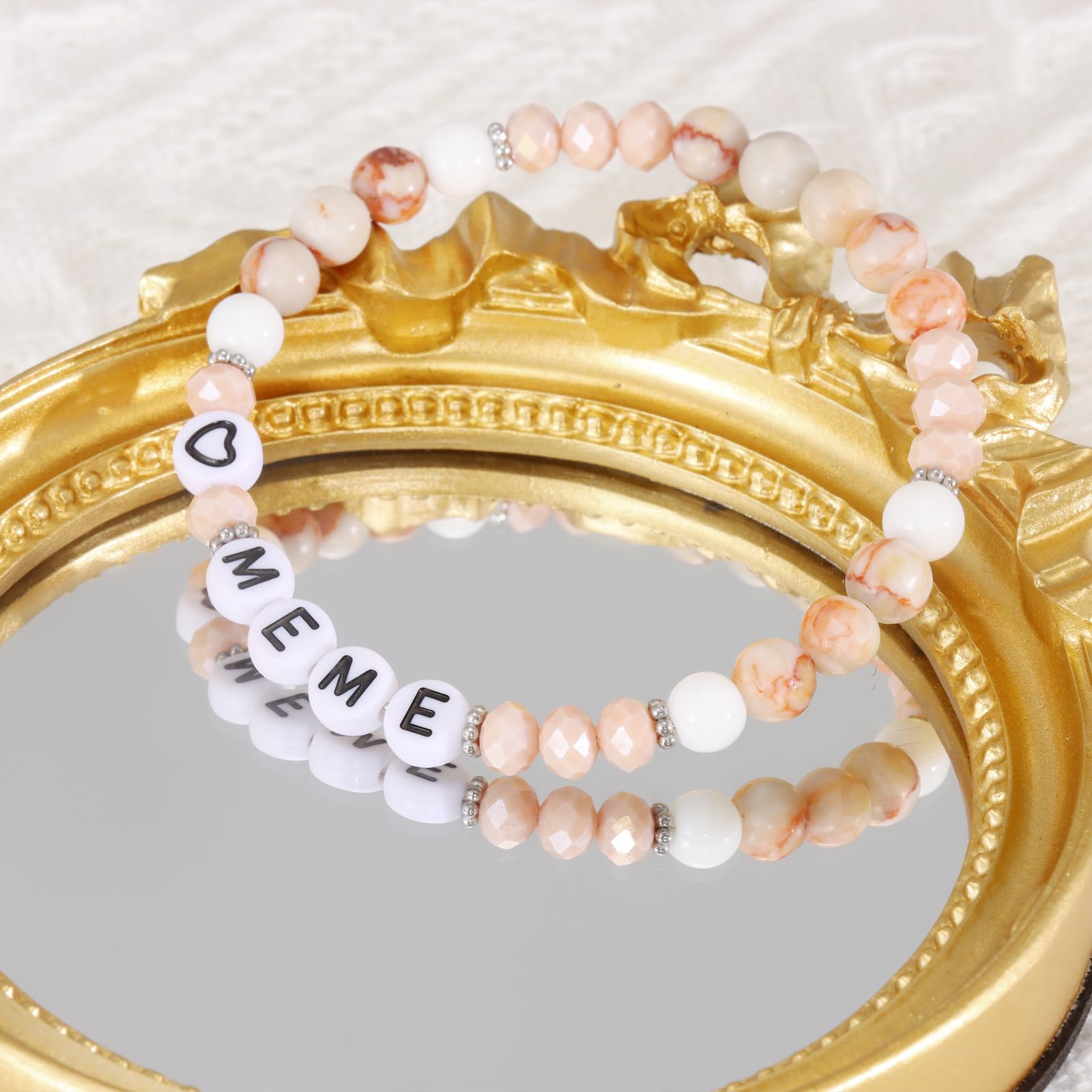 HUTIMY Meme Gift Grandma Women from Grandson Birthday Best Mothers Day Funny Meme Bracelet