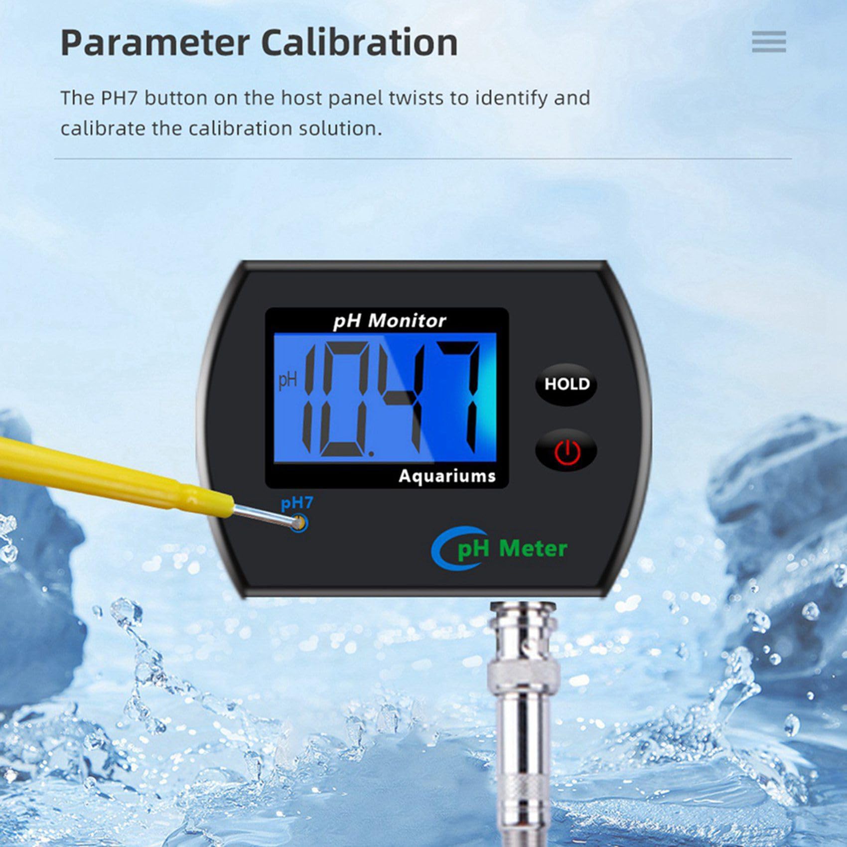 2X Digitale Acqua Potabile per Acquario Monitor PH Online Tester Professionale Accurato Della Qualità 'Acqua Spina UE
