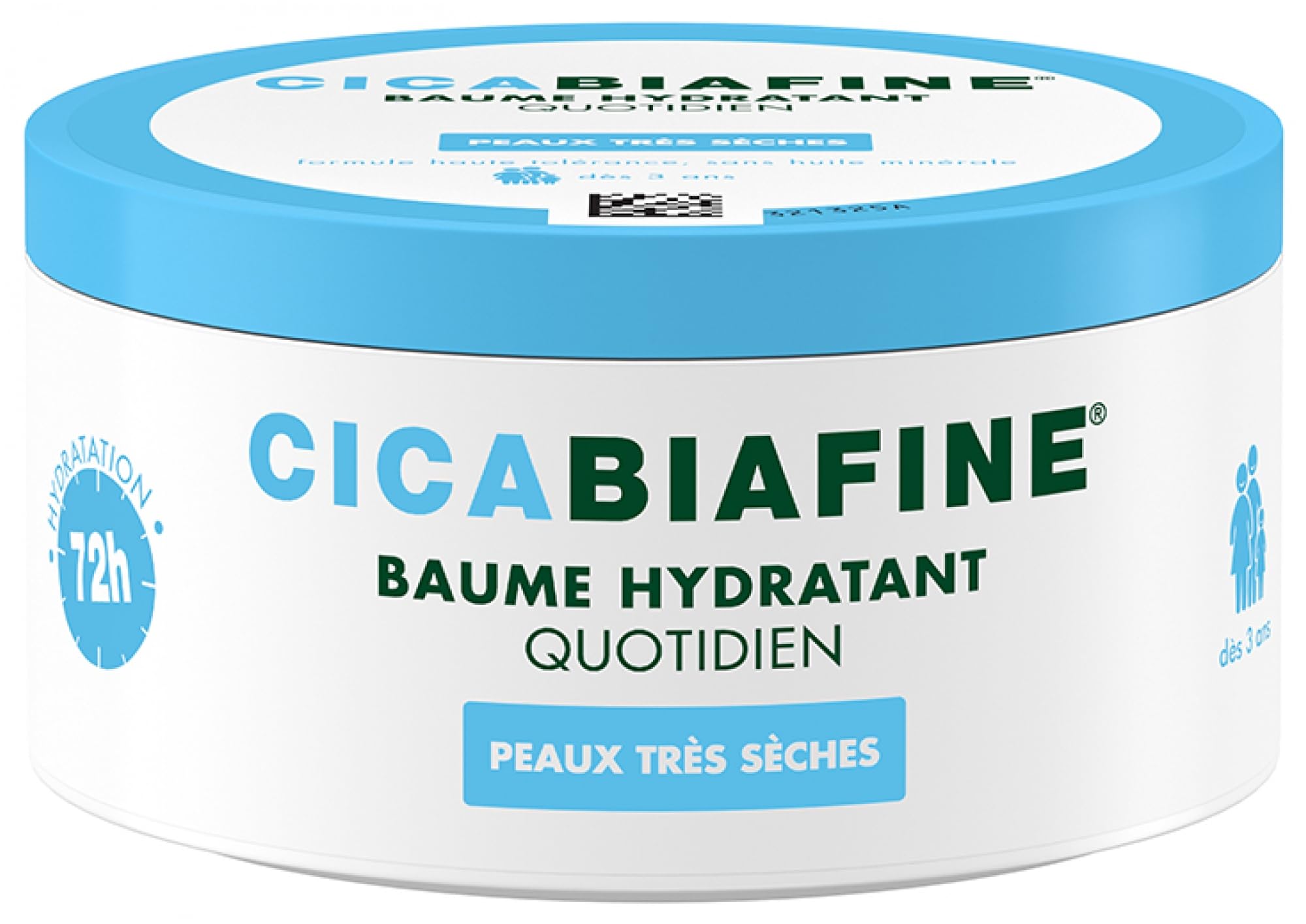 Cicabiafine Daily Moisturizing Balm, Body Care, 300 ml Jar