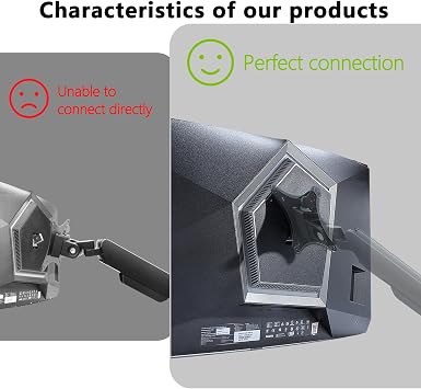 AG326UD VESA Mount Adapter Compatible with AOC Agon 32 34 Monitor(Fits AG326UD,AG346UCD)– 75x75 to 100x100 Wall Mount Bracket (AG326UD,AG346UCD)