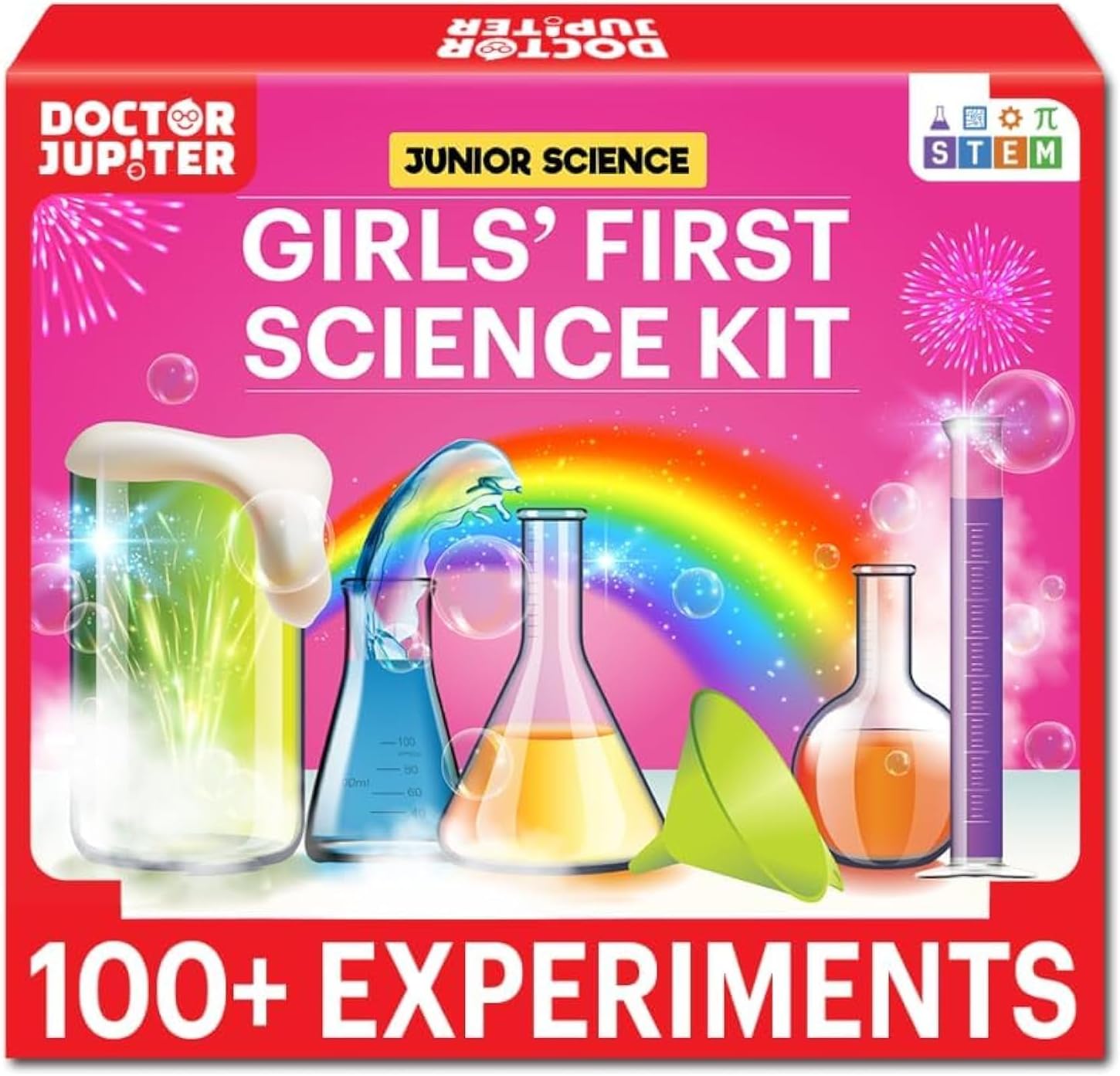 Doctor Jupiter Girls First Science Experiment Kit for Kids Ages 4-5-6-7-8| Birthday Gift Ideas for 4-8 Year Old Girls| STEM Learning & Educational Toys Doctor Jupiter Girls First Science Experiment Kit for Kids Ages 4-5-6-7-8| Birthday Gift Ideas for 4-8 Year Old Girls| STEM Learning & Educational Toys