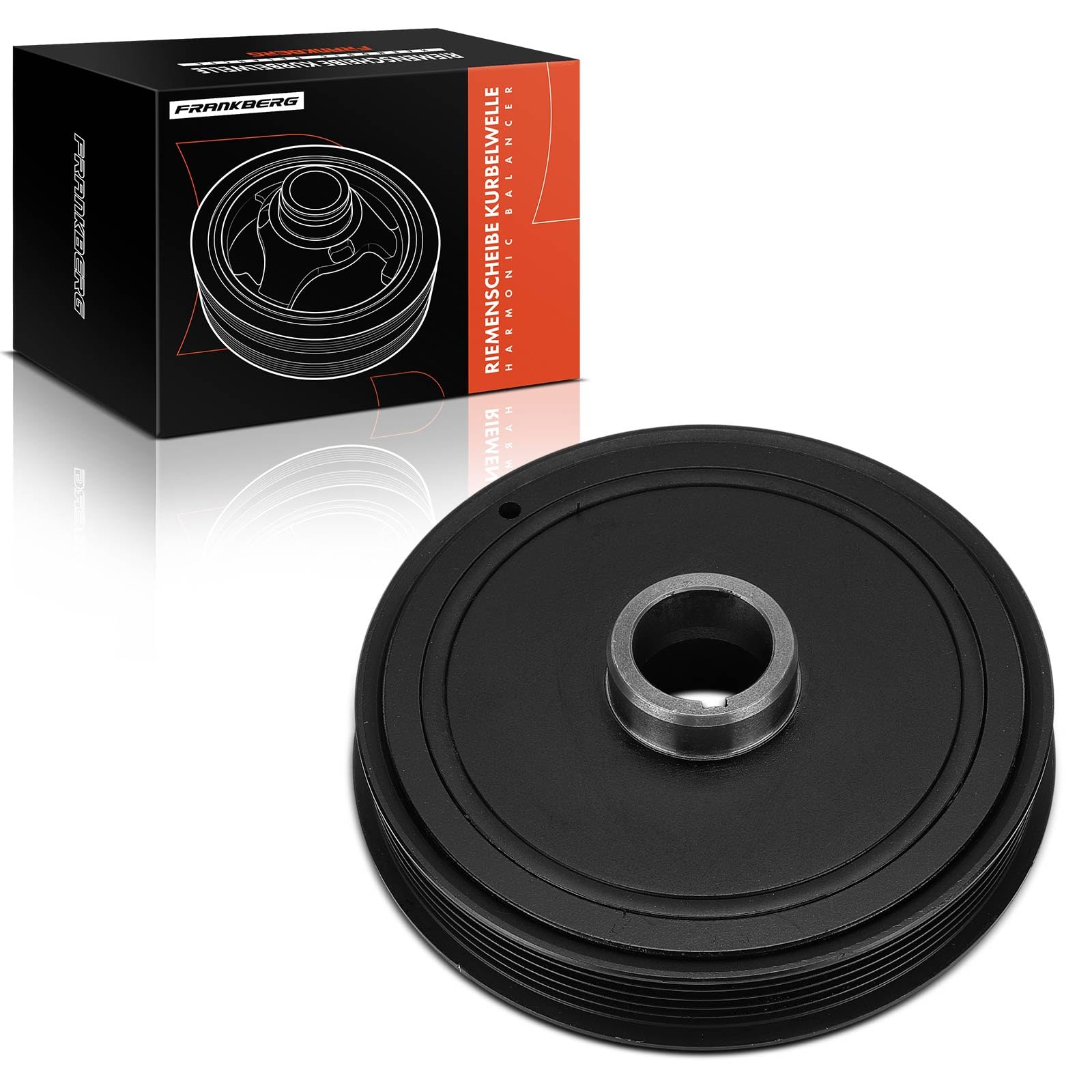 Frankberg Puleggia dell'albero motore 231242A804 | Compatibile con: i30 GD, Optima Sportswagon JF, iX20 JC, iX35 EL ELH LM, Pro Cee'D JD, Optima JF, i40 CW VF