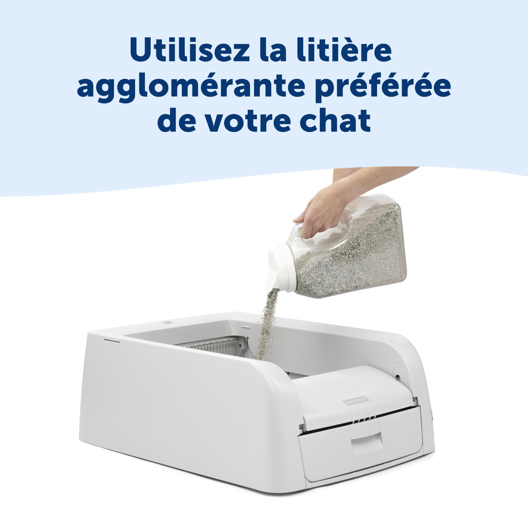 PetSafe - ScoopFree Bac à Litière Autonettoyant - Plus Besoin de Ramasser, Contrôle Odorant Supérieur, Adapté aux Multi-Chats | Plus Besoin de Ramasser, Contrôle Odorant Supérieur, Adapté Multi-Chats