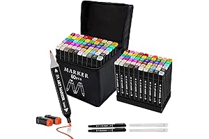 Banral 60 Colors Alcohol Markers Set: Unleash Your Creativity!