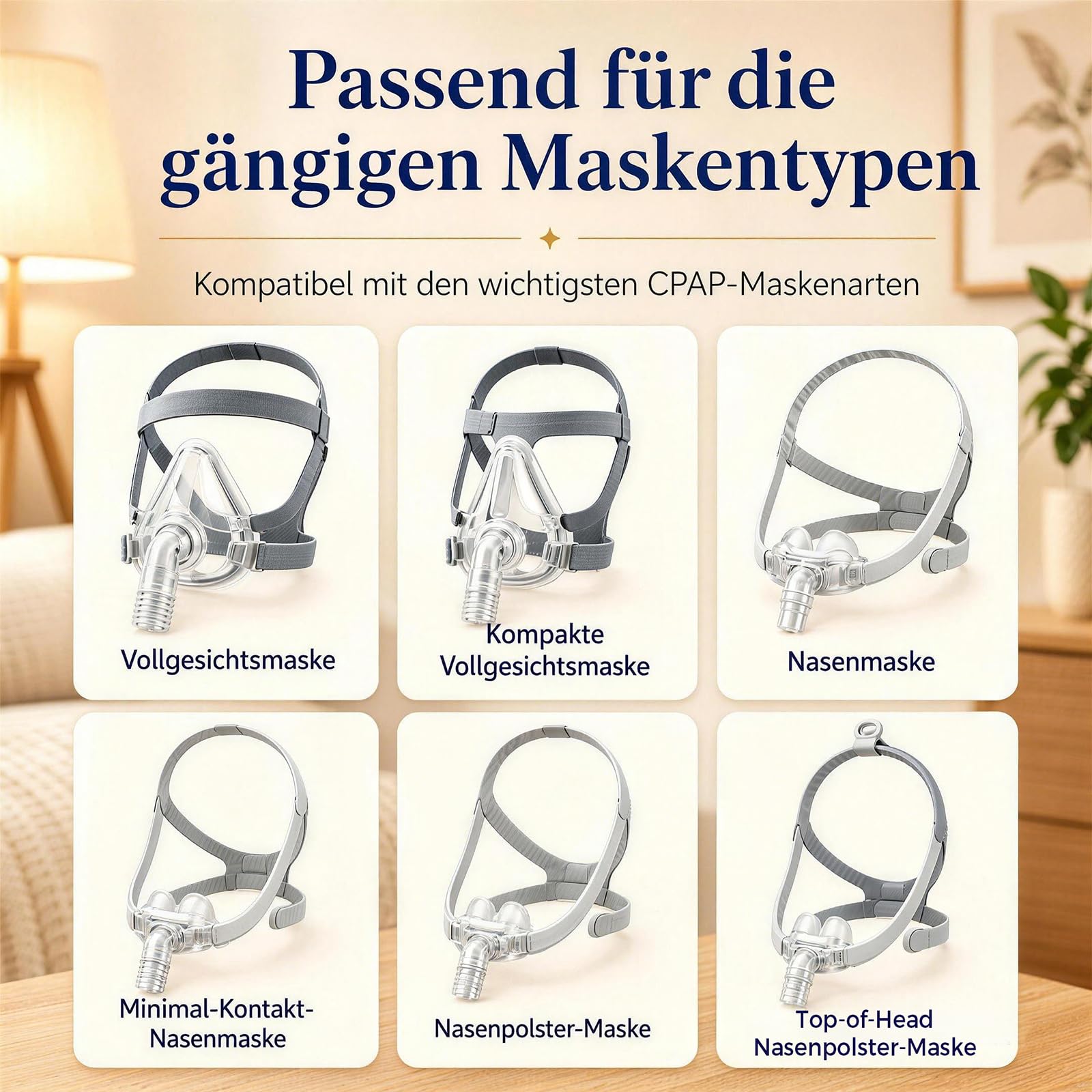 Cuscino CPAP per chi dorme sul fianco riduce le prese d'aria e la pressione della maschera. Cuscino in memory foam adatto per apnea notturna e utenti di maschere CPAP – Cuscino cervicale per