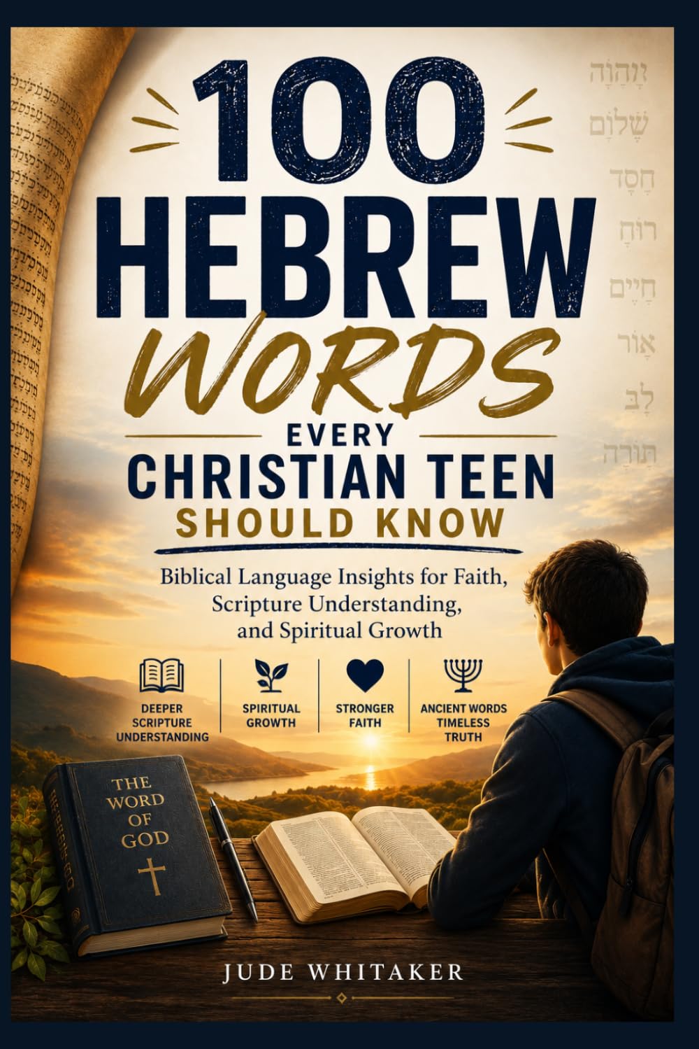 100 Hebrew Words Every Christian Teen Should Know: Biblical Language Insights for Faith, Scripture Understanding, and Spiritual Growth