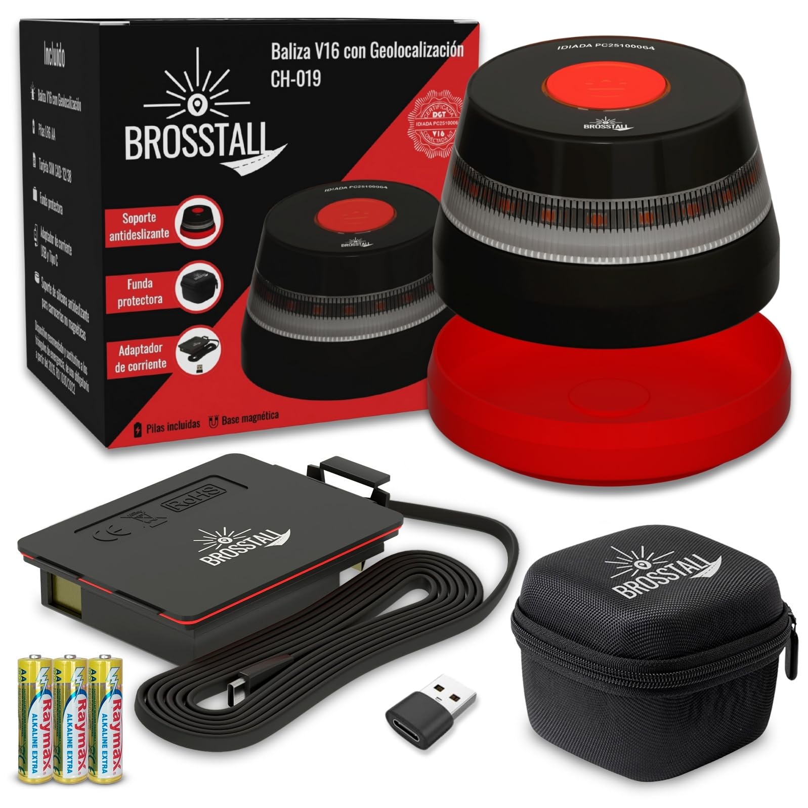 Baliza V16 Brosstall: Seguridad DGT sin Suscripciones