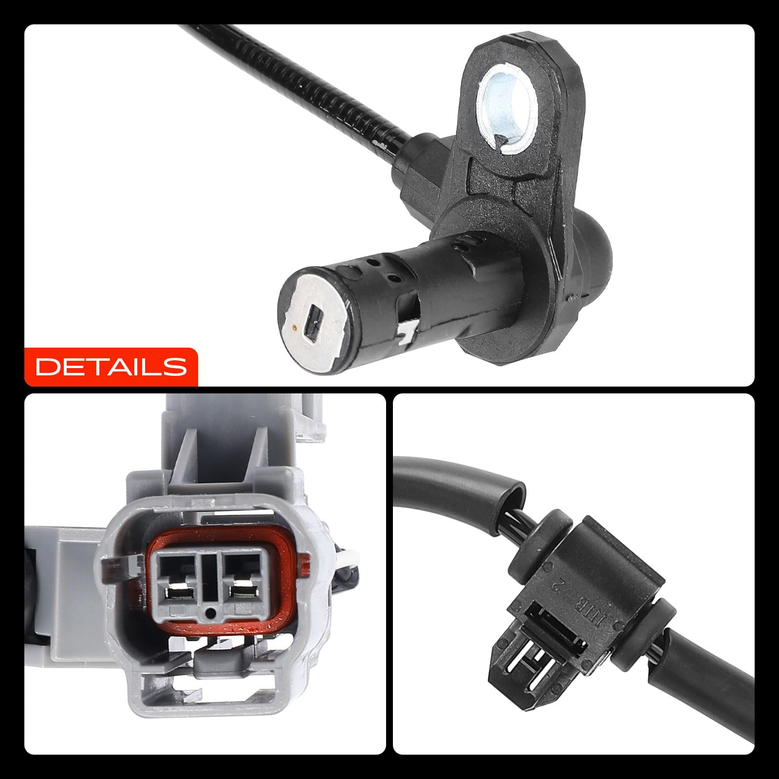 Frankberg Sensore Velocità Ruota Sensore ABS 2-Poli Anteriore Diritto Compatibile con D-Max II TFR TFS 1.9L 2.5L 2012-2025 D-Max II Platform/Chassis TFR TFS 2.5L 2012-2025 Replace# 8982924320