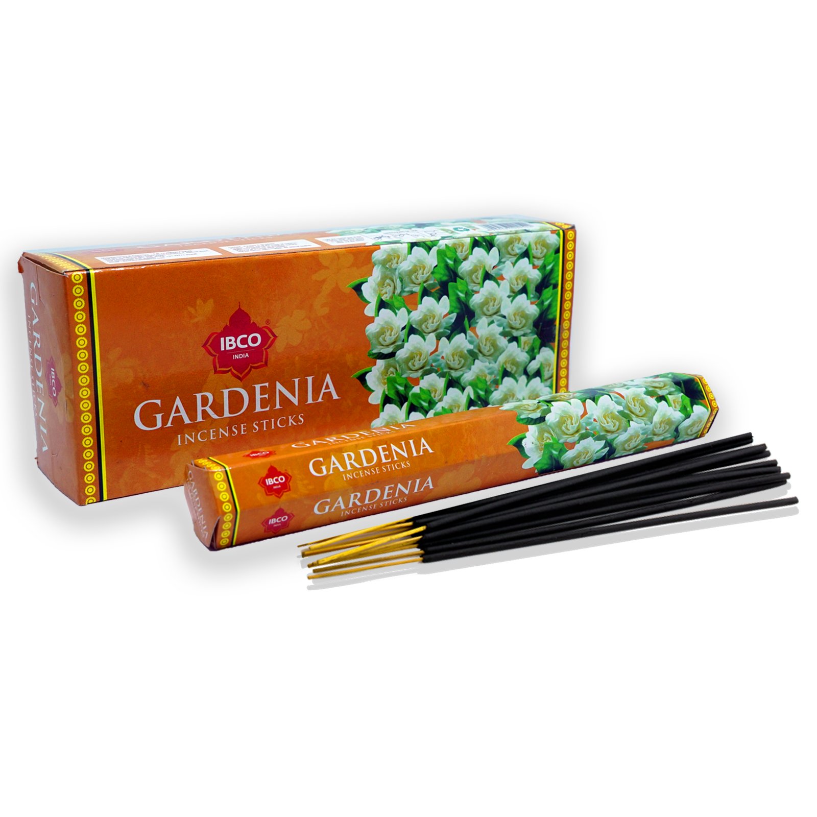 Ibco White Gardenia Incense Sticks - Box Of 6 Packets