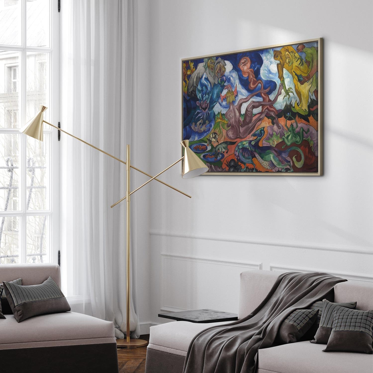 murando - Quadro Fonoassorbente Stanisław Witkacy Creazione del Mondo 60x40 cm 1 Pezzo - Quadri Acustici Grandi - Pannelli Fonoassorbenti Decorativi - Decorazione da Parete Soggiorno l-G-10693-b-a