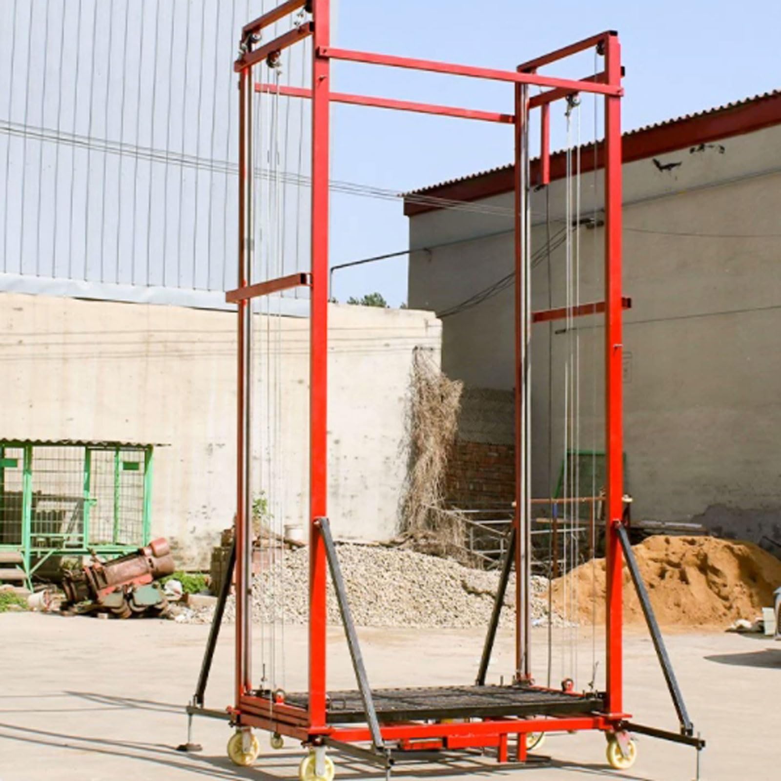 Ponteggio elettrico, ponte sollevatore elettrico automatico, piccolo ponte sollevatore con telecomando, ascensore pieghevole per decorazione domestica, ponteggi (Rise Height)