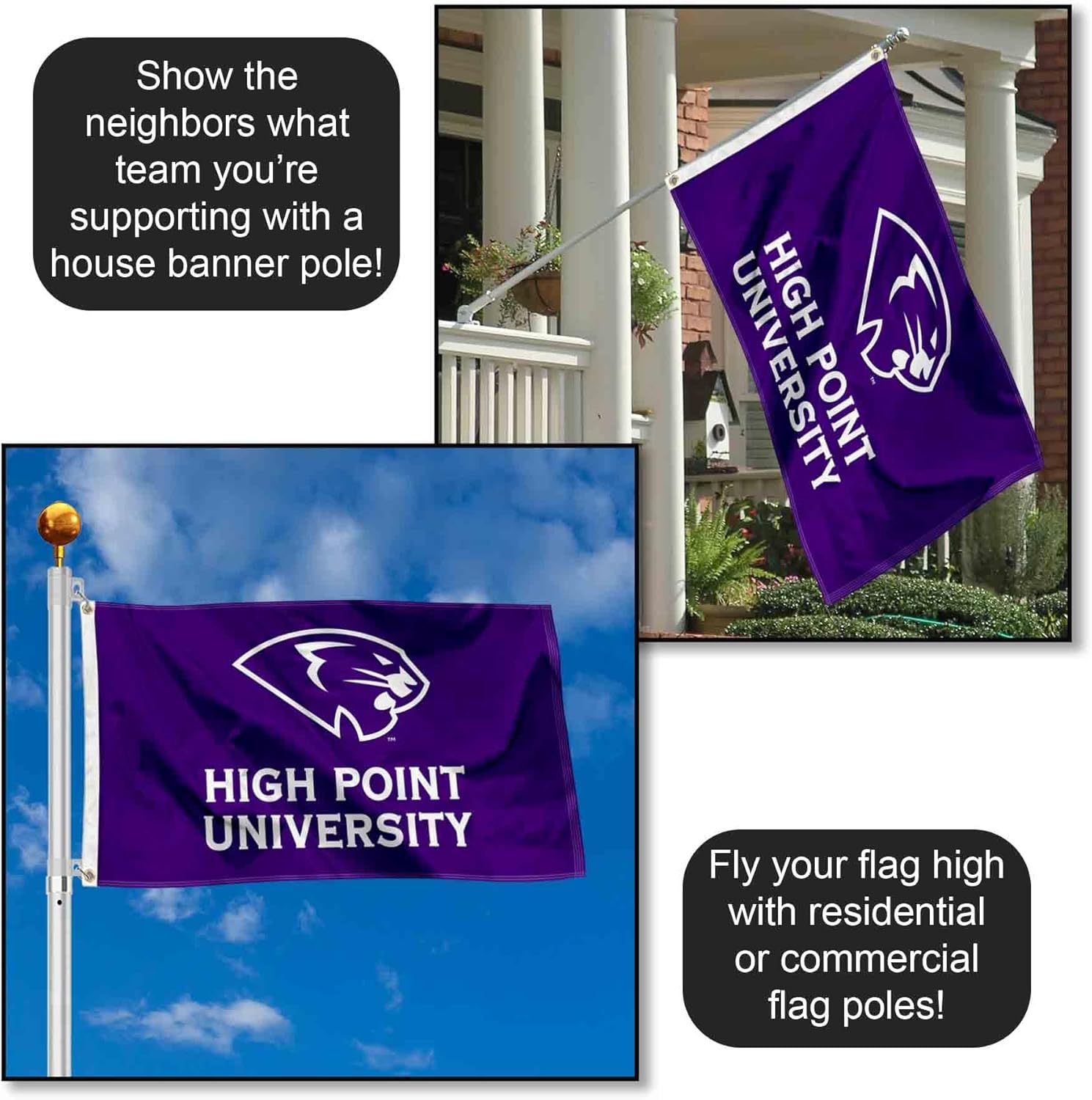 High Point Panthers Flag - Image 3