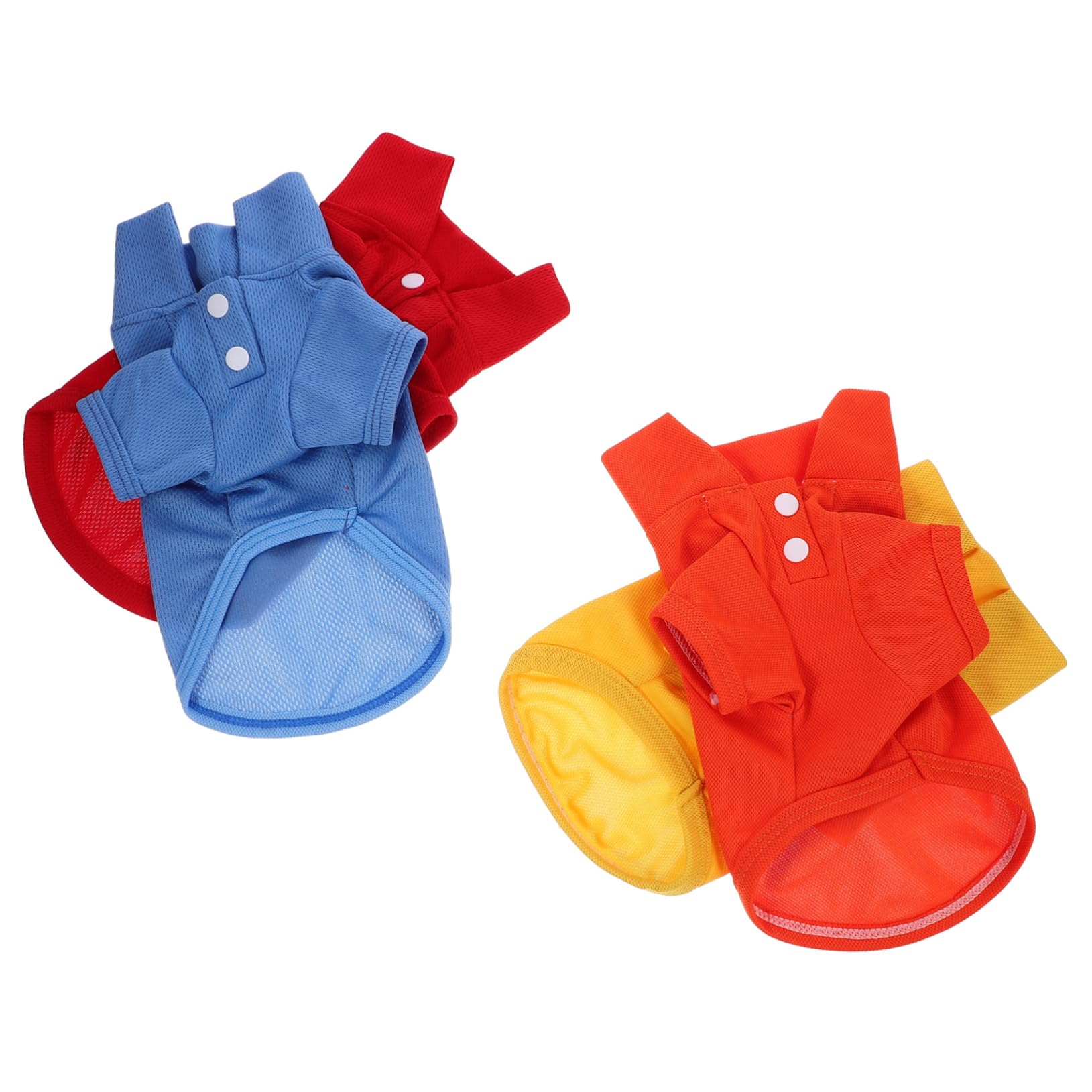 Shirt pour chiens et chiots en été : pack de 4 vêtements pour balades ERINGOGO