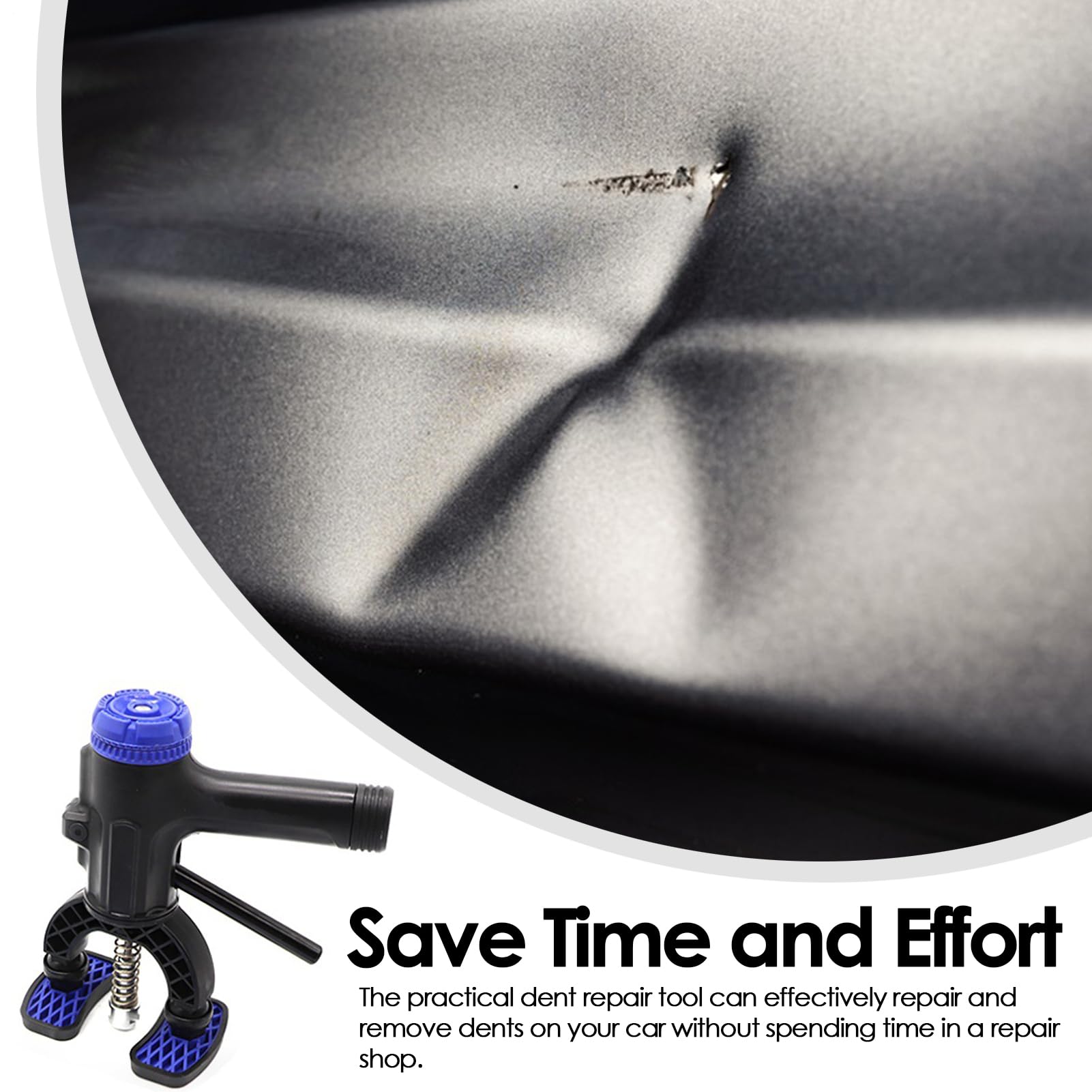 Kit di Riparazione Ammaccature Rimozione Ammaccature Con Manuale Regolabile | Kit Ammaccature Auto Per Camion ATV Garage Porta Veicolo Moto Barca Manutenzione Garage Domestico Porte Barche