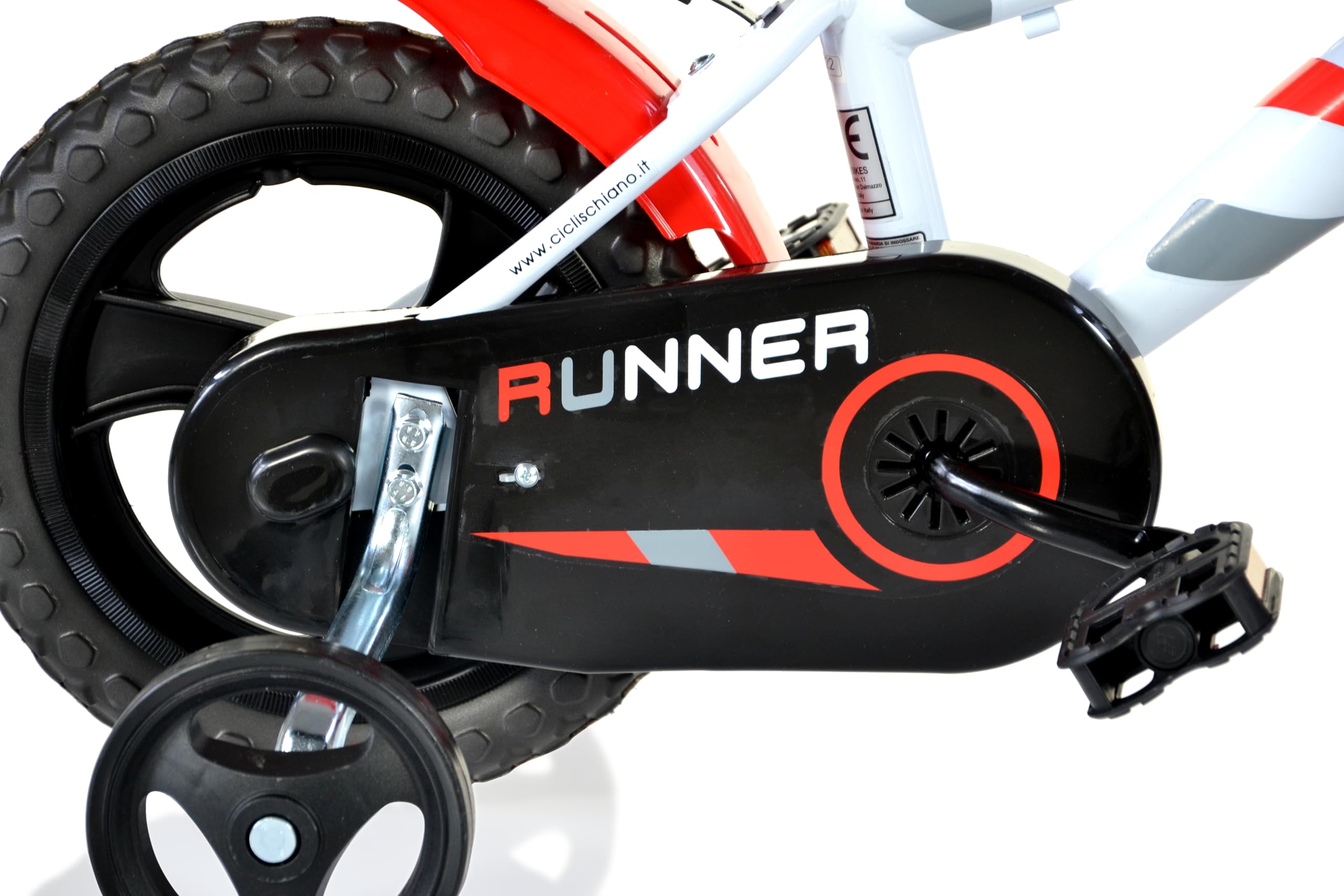 SCH Bici Runner, Bicicletta Bambino, Rosso, 12