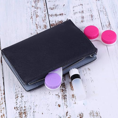 Miniatura 6 de Elcoho Paquete de 24 fundas para lentes de contacto, caja para lentes de contacto, ojos izquierdosderechos, 4 colores