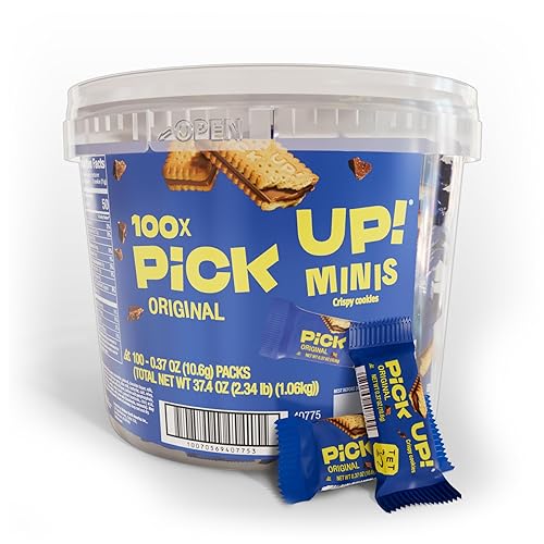 Miniatura 7 de Bahlsen PiCK UP! Minis Creme (3 bolsas, 3 x 10 galletas individuales, 30 en total) - Galletas crujientes con relleno de chocolate y crema de leche -