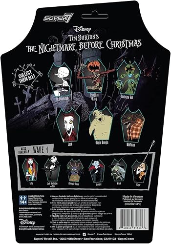 Miniatura 3 de Super7 Tim Burton's The Nightmare Before Christmas Wolfman - Figura de acción de Disney de 3.75 pulgadas con accesorio, coleccionables de películas