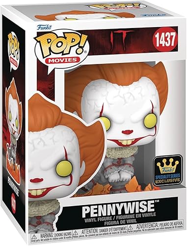 Miniatura 2 de POP Stephen King's It - Figura de vinilo Funko exclusiva de la serie especial Dancing Pennywise (empaquetado con funda protectora de caja