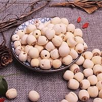 Vista 4 de Semilla de loto seca 10.58 oz/300 g Sopa de postre Ingredientes de congee Semillas de loto peladas Semilla de loto blanca seca