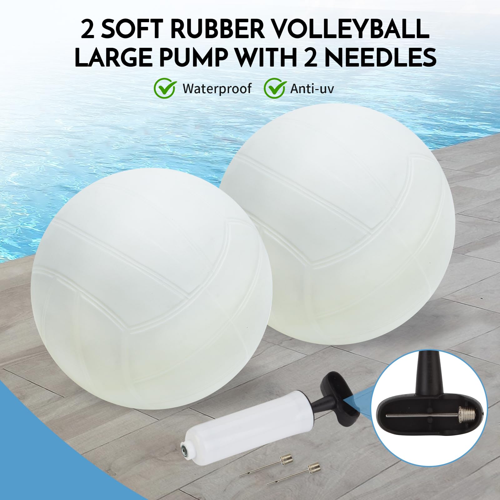 Robustes Pool-Volleyballnetz