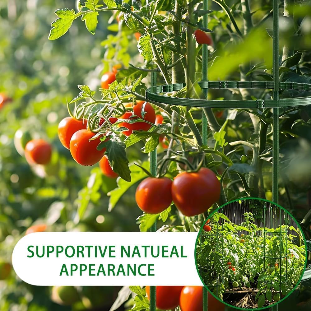 Tutores para Plantas,141 Piezas Soporte para Plantas trepadoras Exterior,Tomaten Rankhilferetirable Tutor Tomate,Enrejado Tomate,para Verduras Plantas Flores Enredadera Pflanzen Tomaten Rankhilfe
