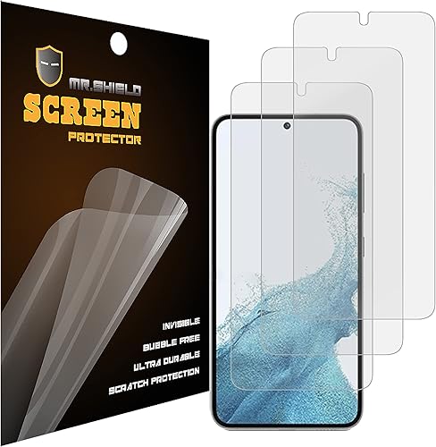 Mr.Shield [Paquete de 3] Protector de pantalla diseñado para Samsung Galaxy S23 5G [6.1 pulgadas] antirreflejos [mate] (material PET)