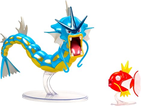 Pokemon Select Evolutions Pack - 2" Magicap and 12" Gyarados Battle Figure Special Finish