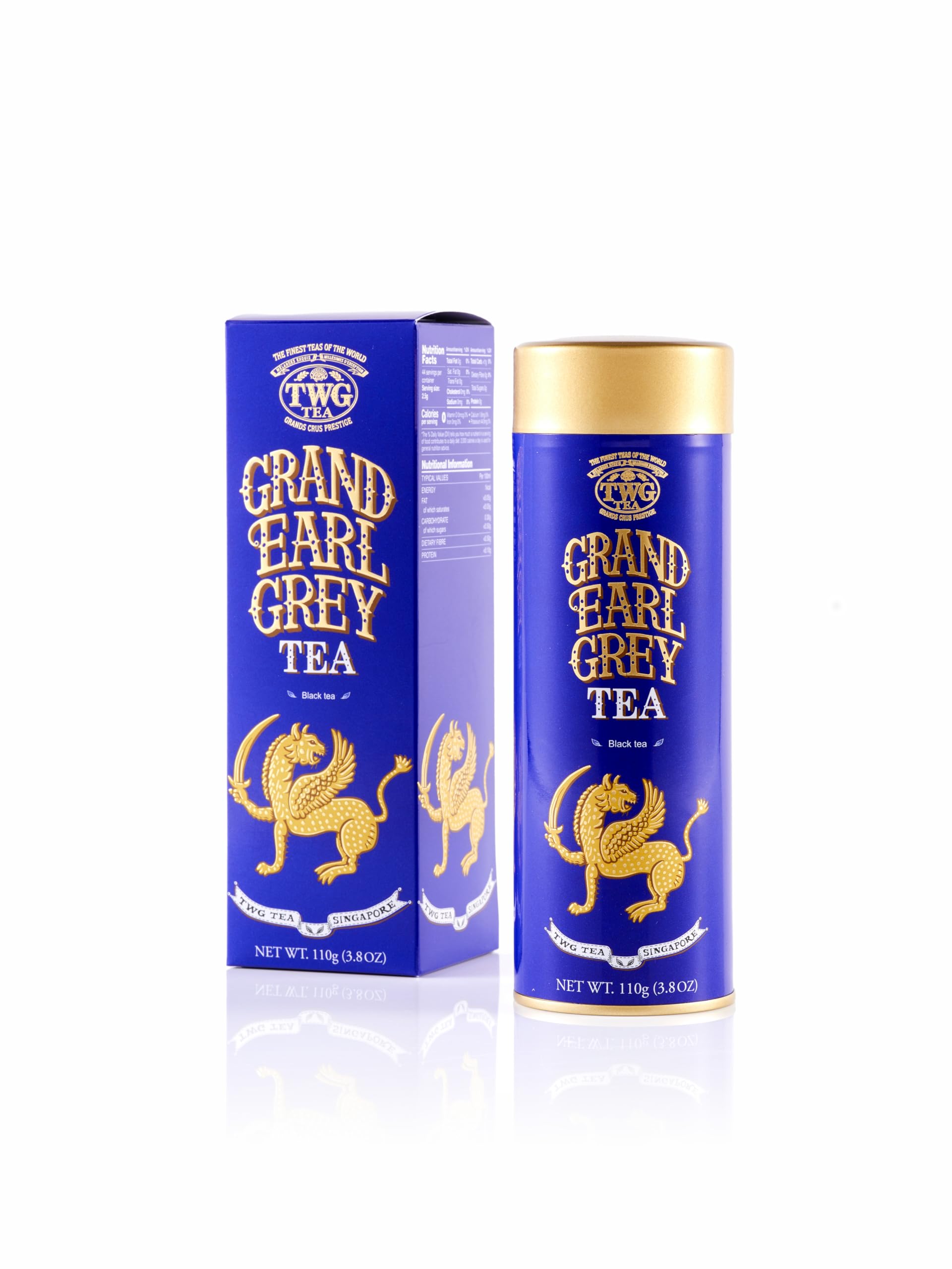 TWG Tea | Grand Earl Grey Tea | BlackTea | Caramel | Haute Couture Tin, 110g | Gift Set