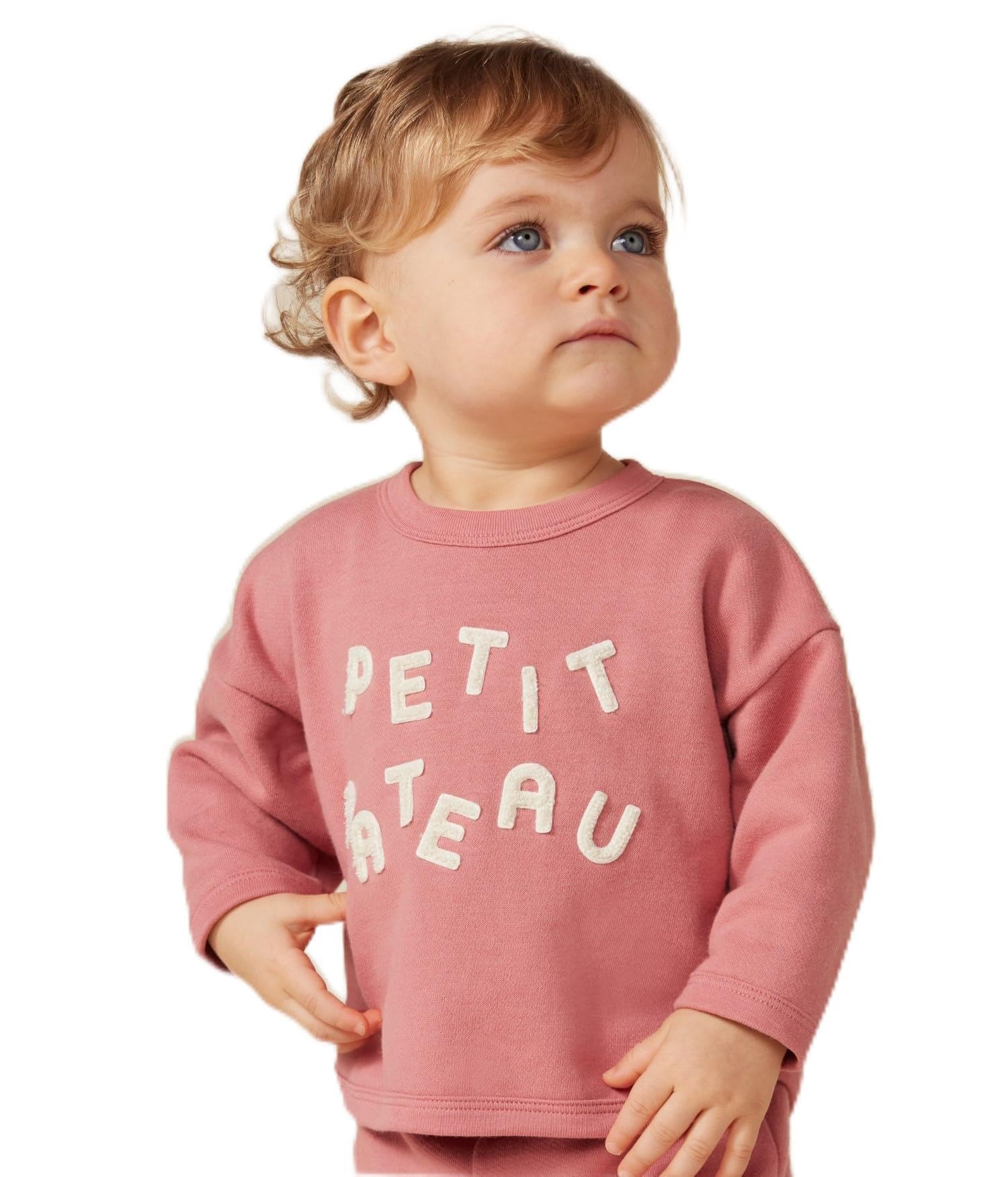 Petit Bateau Sweatshirt Manches Longues Bébé Fille