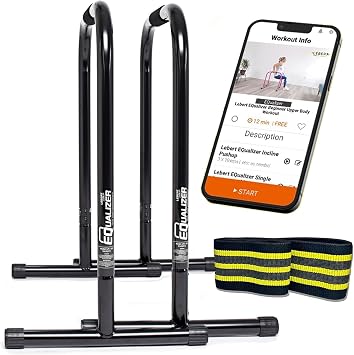 Lebert EQualizer Total Body Strengthener Dip Station - Standard & XL