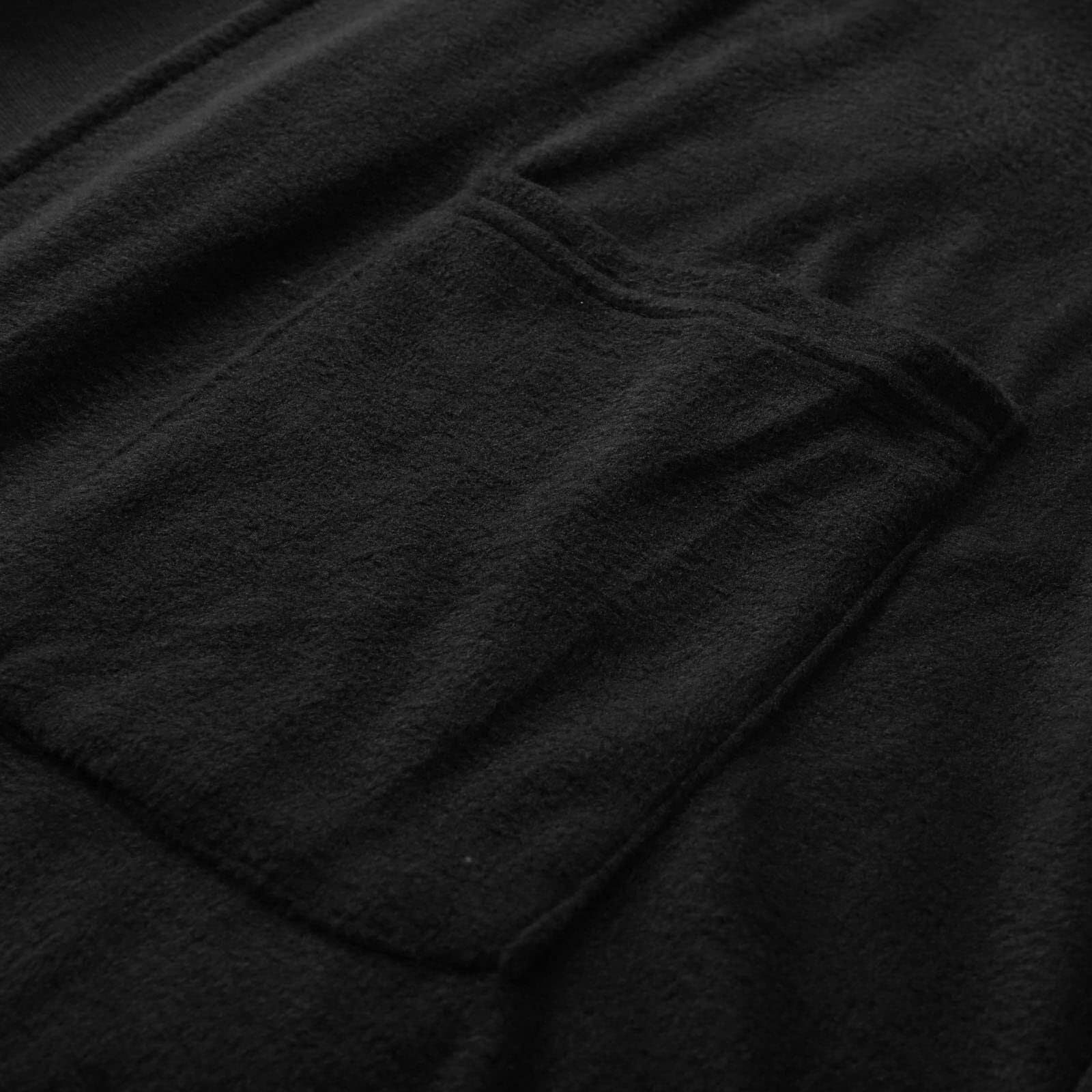 Accappatoio in pile casual con cappuccio da donna leggero