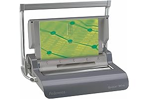 Fellowes Binding Machine Quasar Wire Binding for Professional Presentations (5217401)