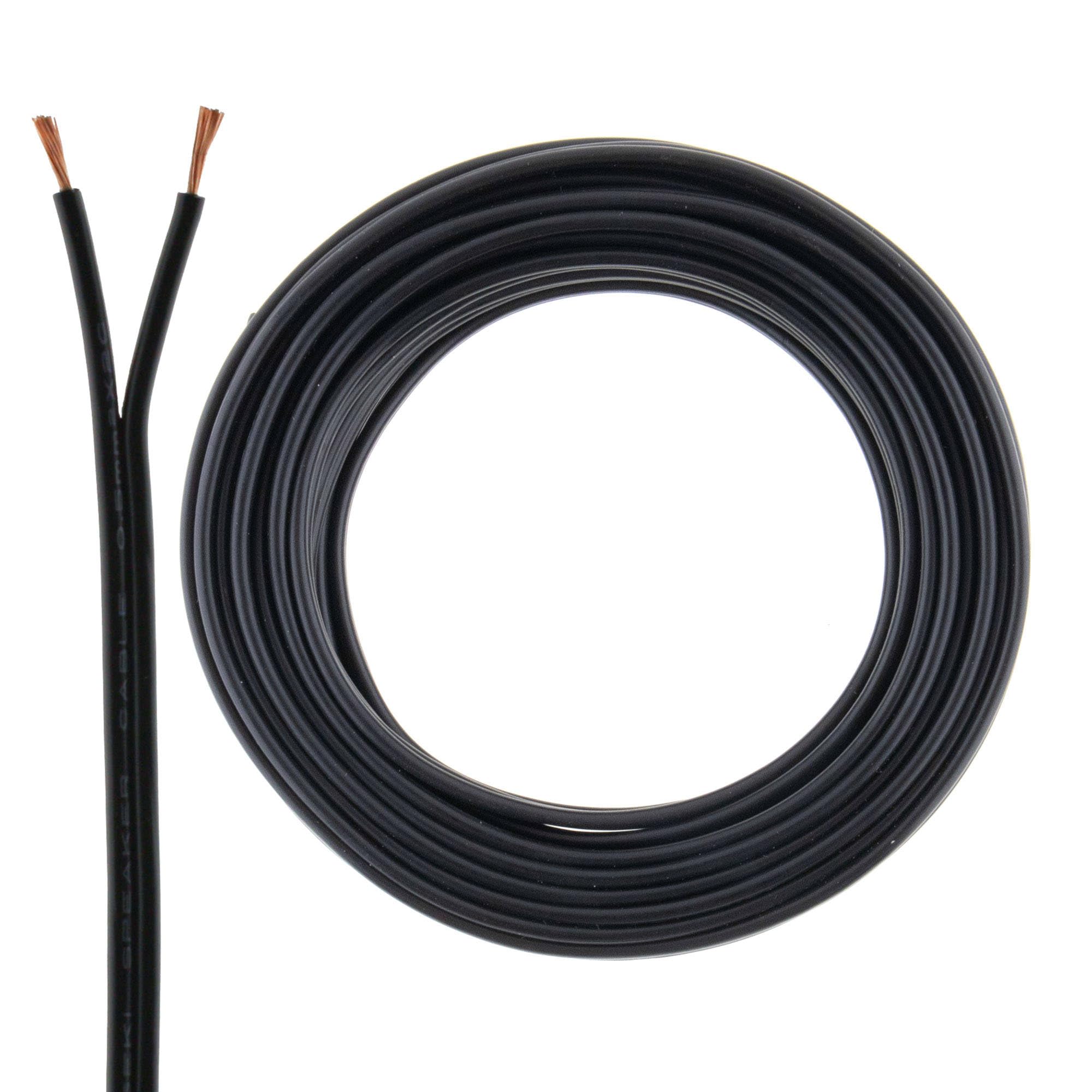 Cable de altavoz 2 x 0,50 mm2 – 25 m – transparente – CCA – Cable de audio – Cable de caja — view 13