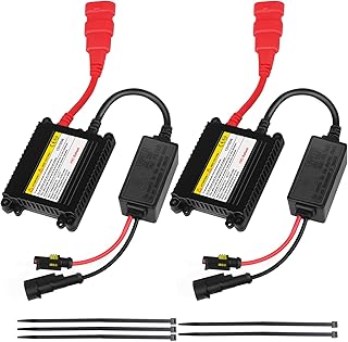 HID Ballast, 2PCS DC 12V 35W HID Ballast, Super Slim Car and Motorcycle Universal Xenon Headlight Ballast Kit For H1 H4 H3 H7 H8 H9 H11 H13 9003 9005 9006 9007 5202 88