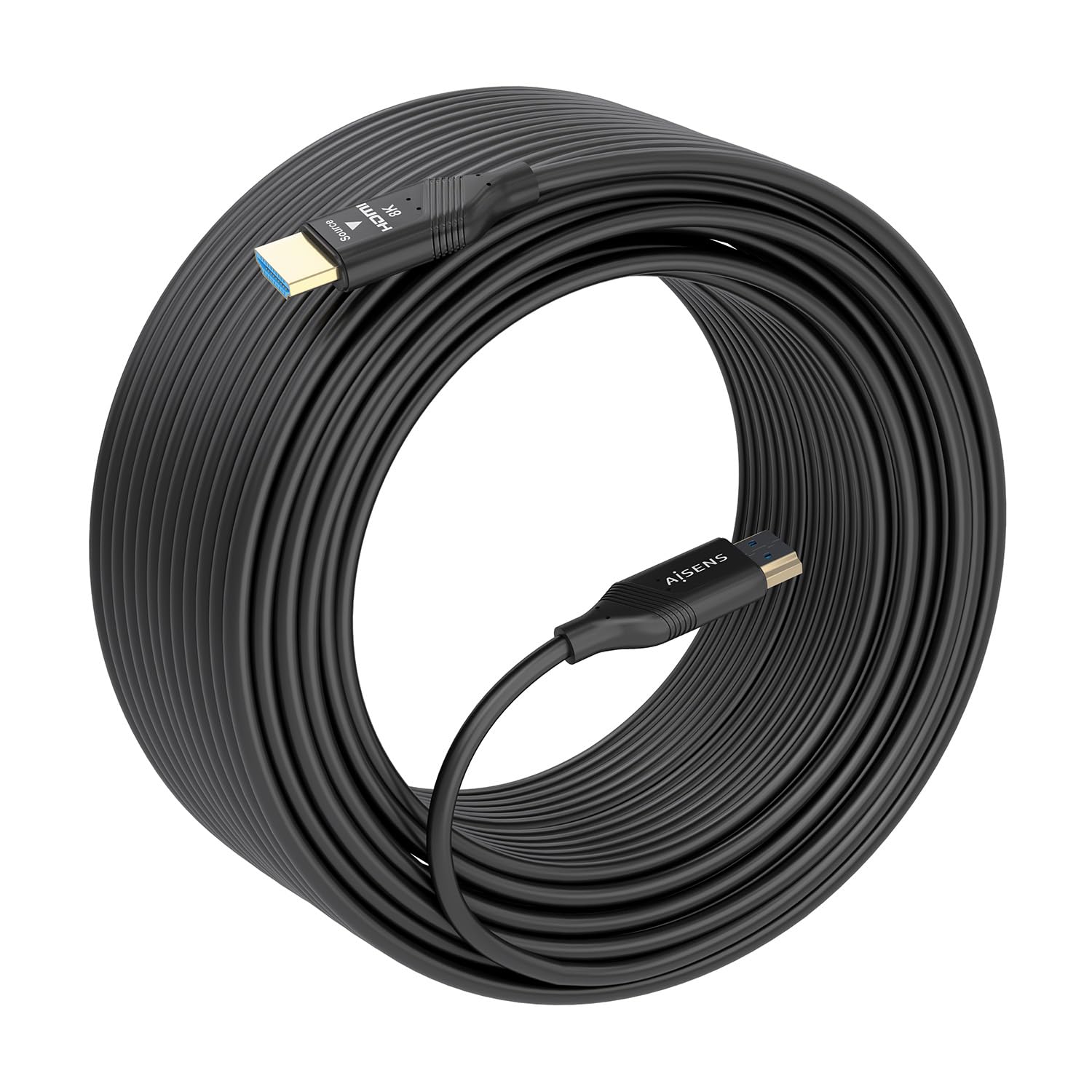 AISENS - A153-0936 - CABLE HDMI V2.1 AOC ULTRA ALTA VELOCIDAD/HEC 8K@60HZ 4K@120HZ 4:4:4 48GBPS, A/M-A/M, 25M