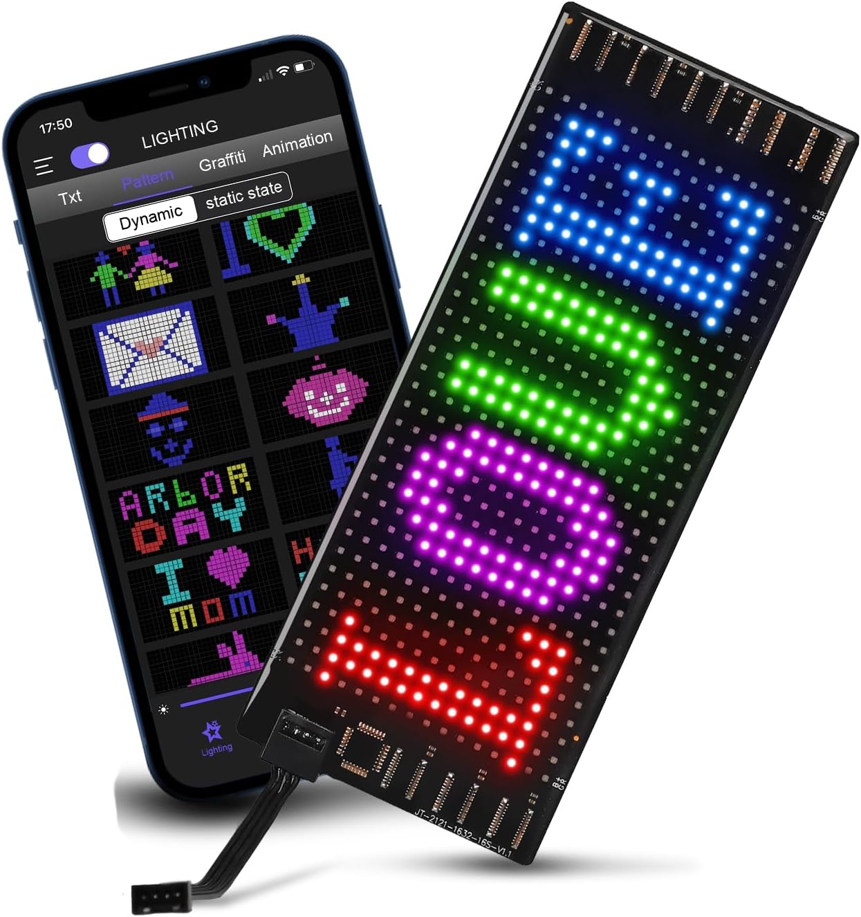 Amazon.com: Enhanced Multifunctional Car LED Sign - 7’’ x 3’’ [2025 ...