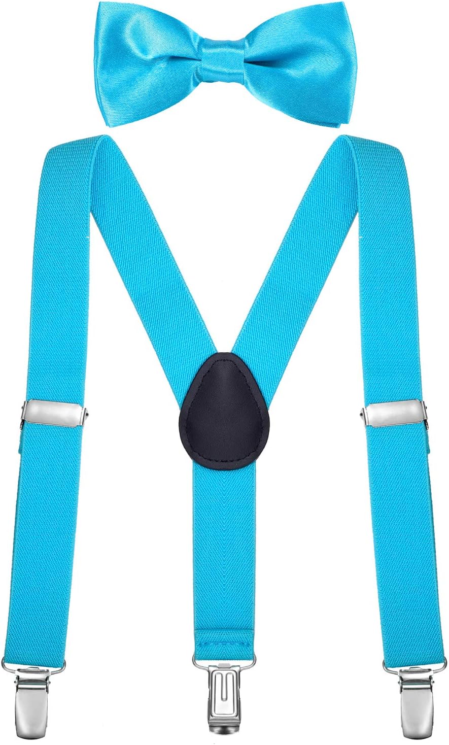 boys trouser braces with bow tie in set elastic and adjustable length for children from 1-8 years old