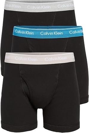Calvin Klein Mens Cotton Classics 3-Pack Boxer Brief