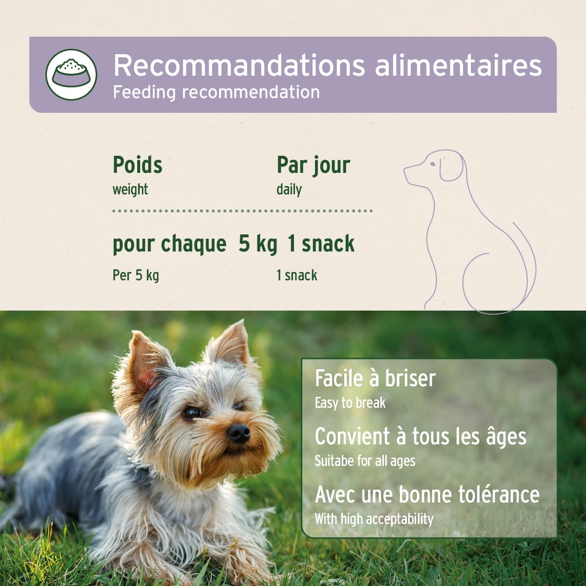AniForte Snack Relax, Friandise Premium pour Chiens 300 g - Détente et apaisement Naturel, Snack Anti-Stress, à la valériane, à la mélisse et au romarin, Aide en Cas d'anxiété et de nervosité