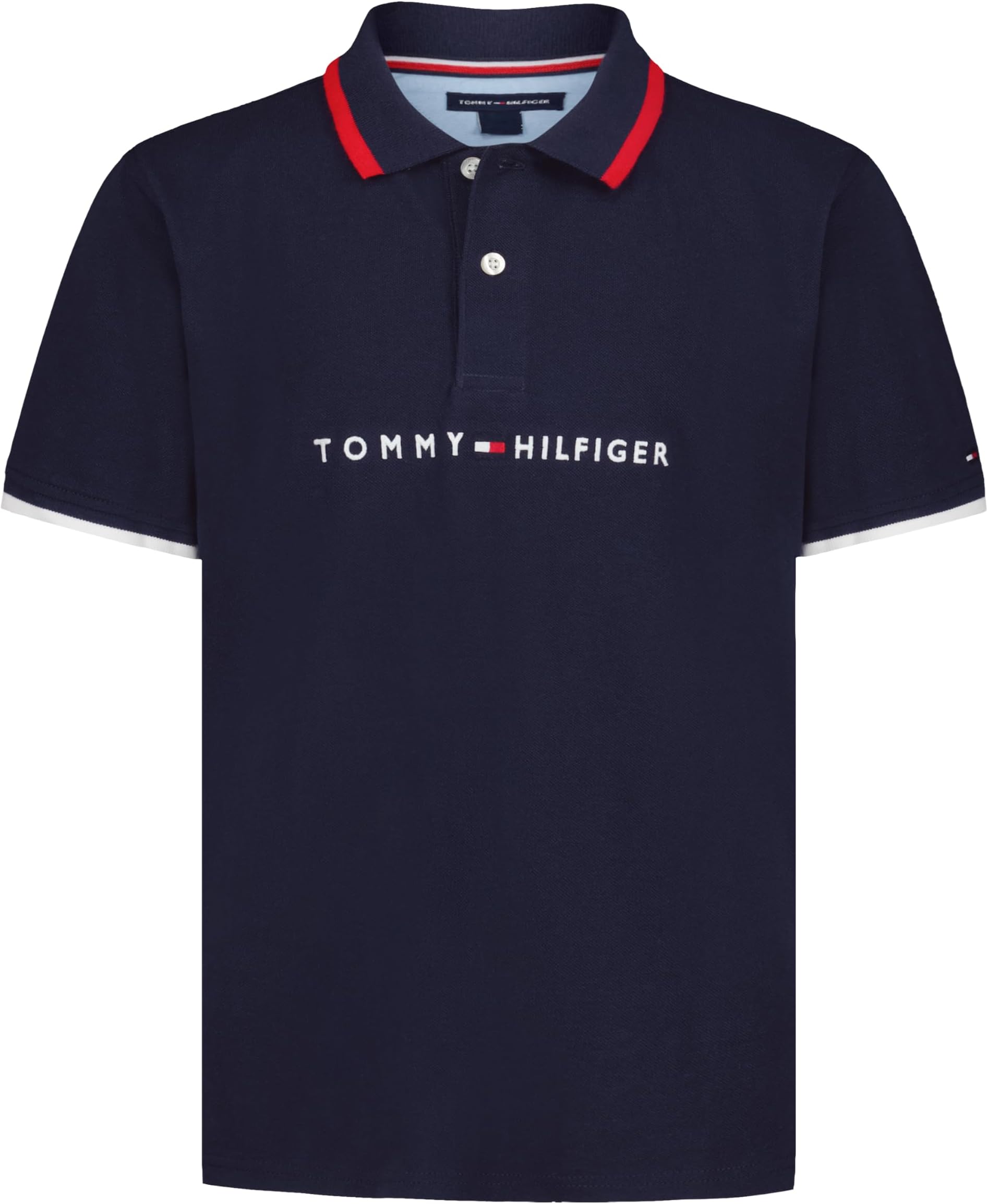 Boys' Short Sleeve Premium Pique Polo Shirt, Button Closure, Soft & Comfortable
