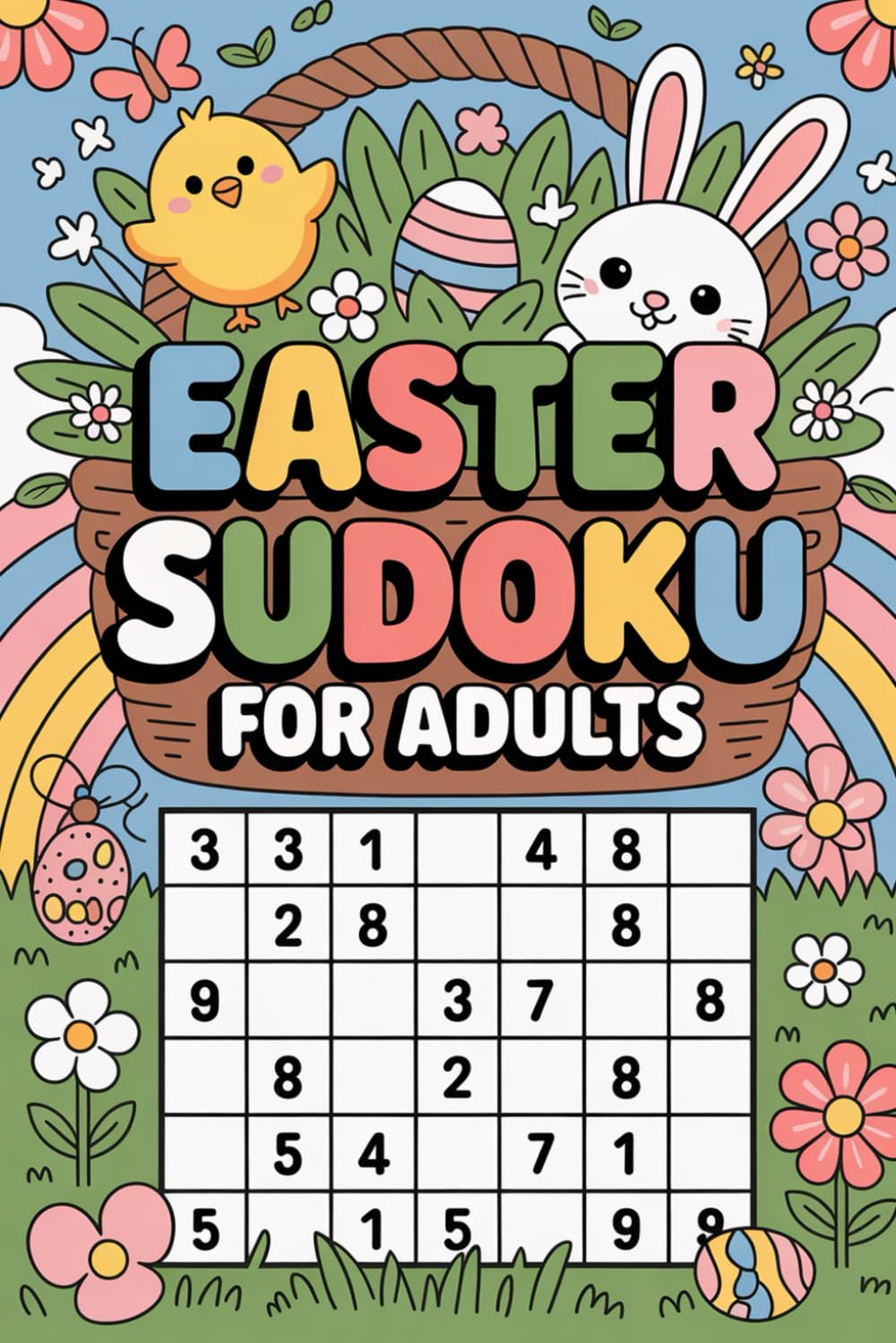 Easter Sudoku for Adults: Brain-Boosting Strategy Puzzle Workbook with Lunch Break