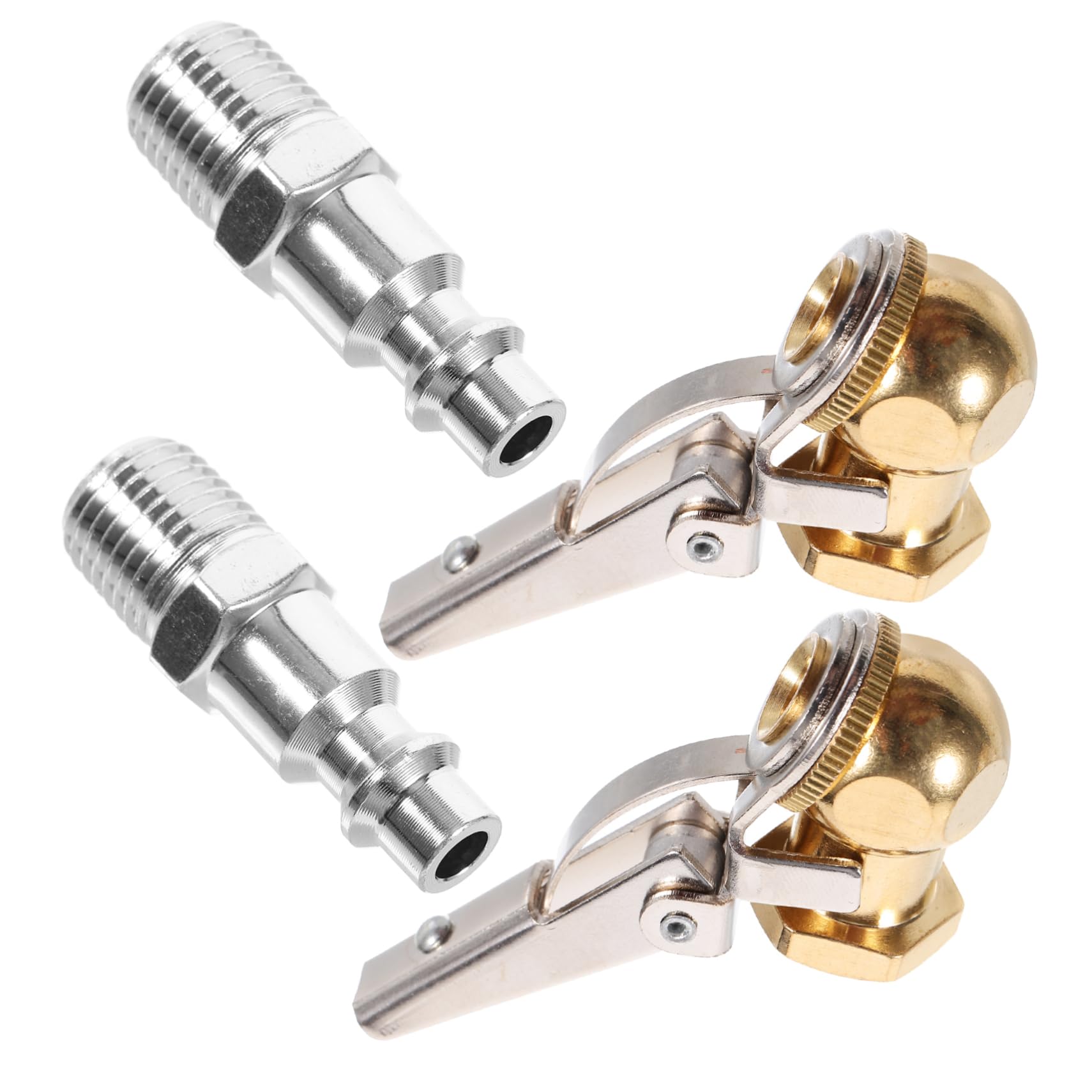 Cabilock Air Chuck for Tires Locking Inflator Chuck Set Pieces Clip for Easy Inflation