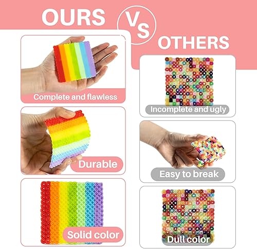 Miniatura 2 de Sukh 5400+Pcs Cuentas de Fusible - Juego de Cuentas de Fusible Juego de Cuentas de Fusión Cuentas de Fusible a Granel Cuentas de Hierro para