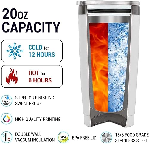 Miniatura 6 de Chaos Coordinator - Vaso de girasol de 20 onzas, acero inoxidable, aislado, regalos para jefe, mamá, compañero de trabajo, profesor, día