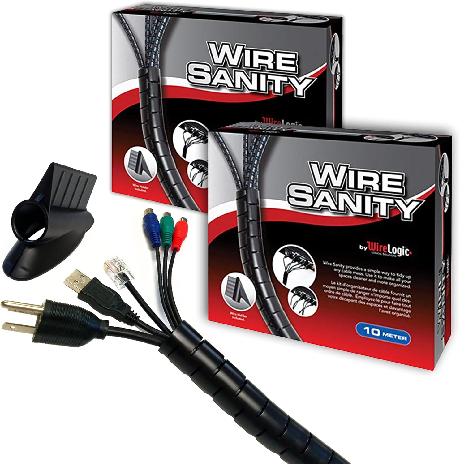 Wire Sanity Wire Organizer Kit - 10 Meter (32ft) By Logical Solutions