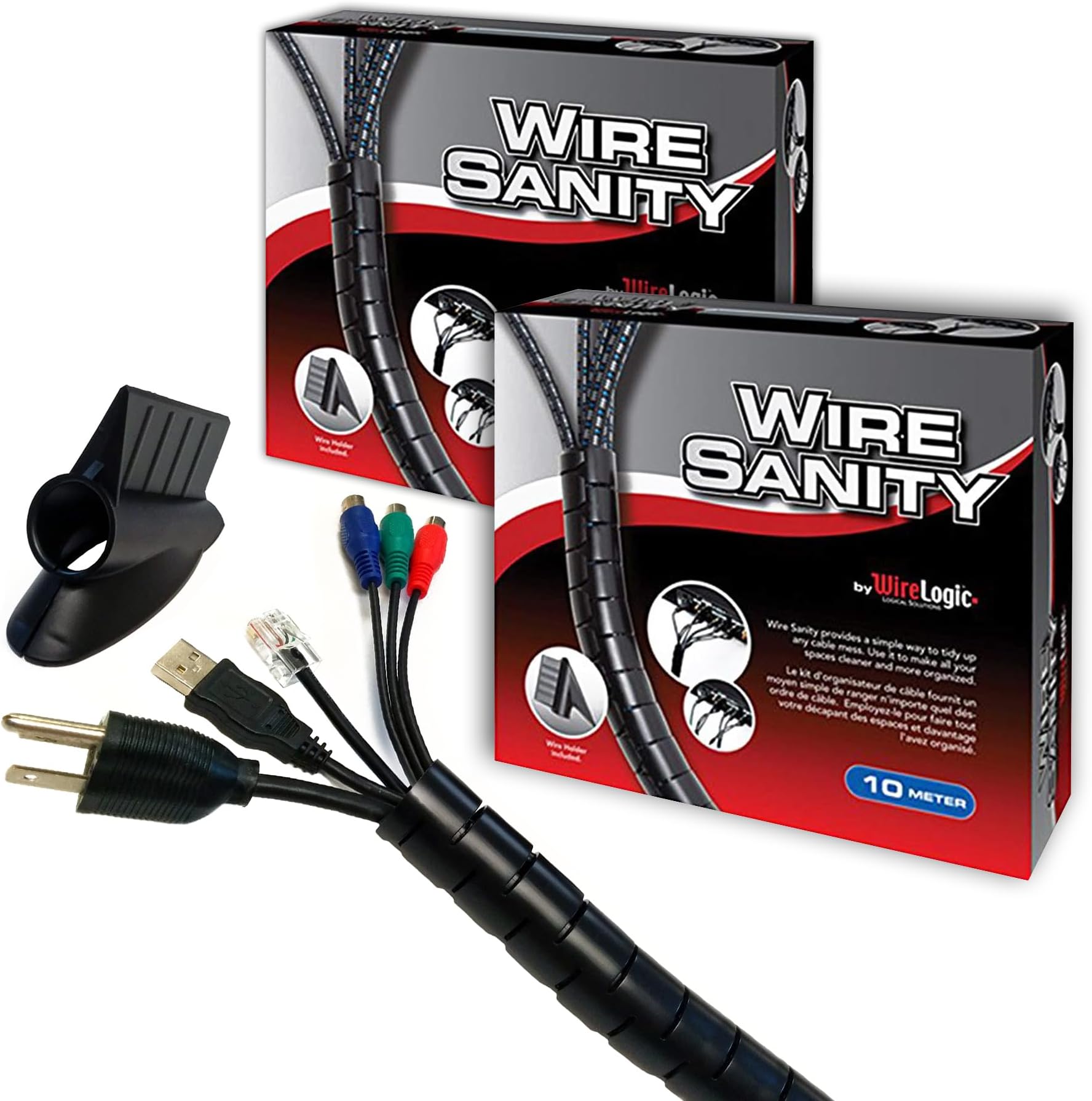 Wire Sanity Wire Organizer Kit - 10 Meter (32ft) By Logical Solutions