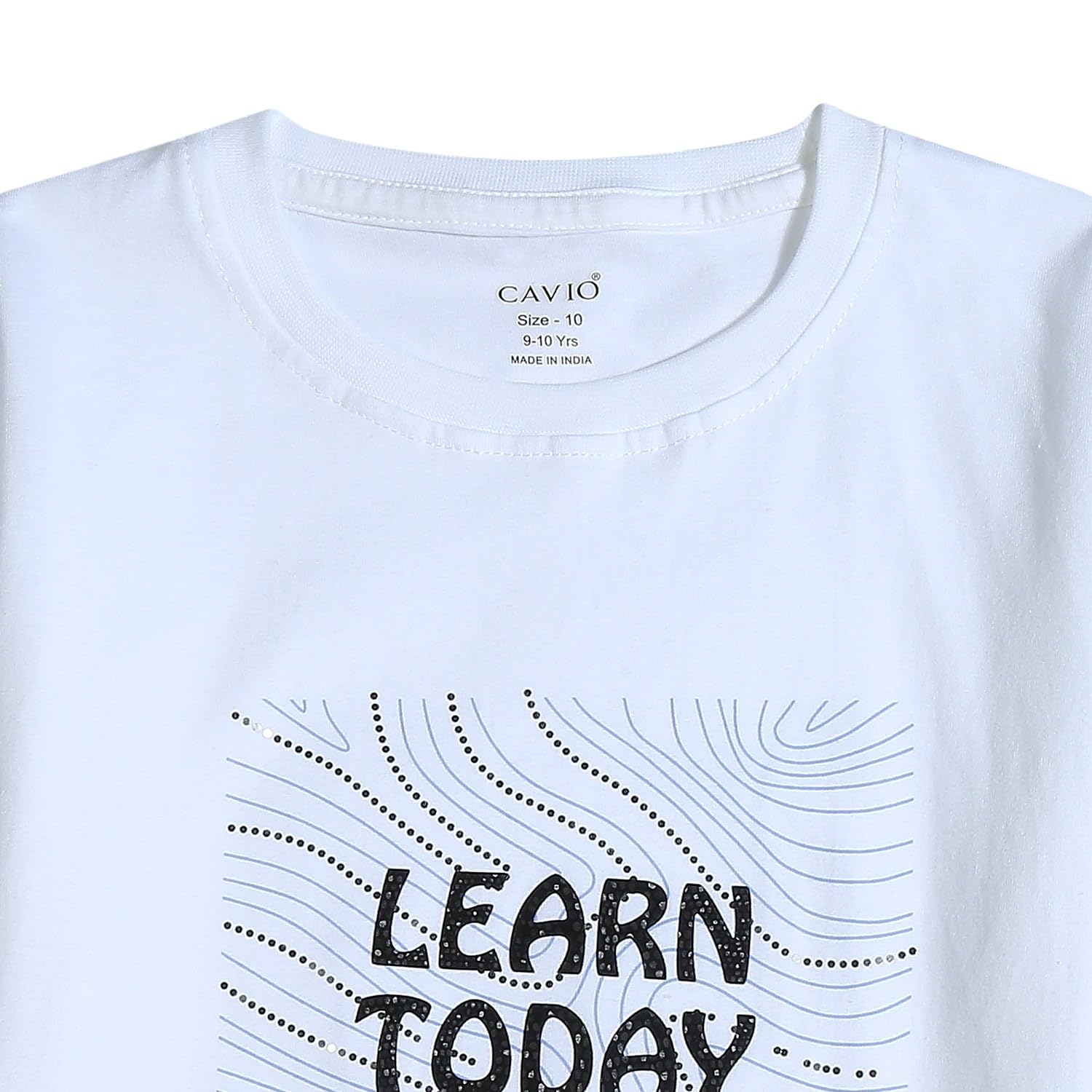 CAVIO Boys SkyBlue Printed Blazer and T-Shirt 1