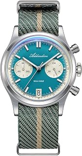 ADDIESDIVE 38 MM Quartz Chronograph Watch Waterproof 100 M BGW9 Luminous 316L Stainless Steel Panda Dial Sport Watches f